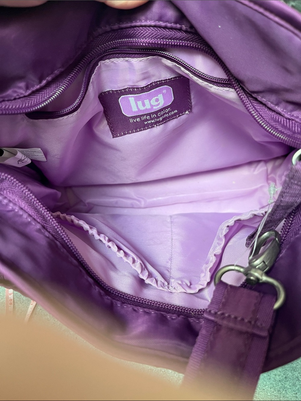 New Lug Concord Purple Wings Bag - Picture 12 of 13